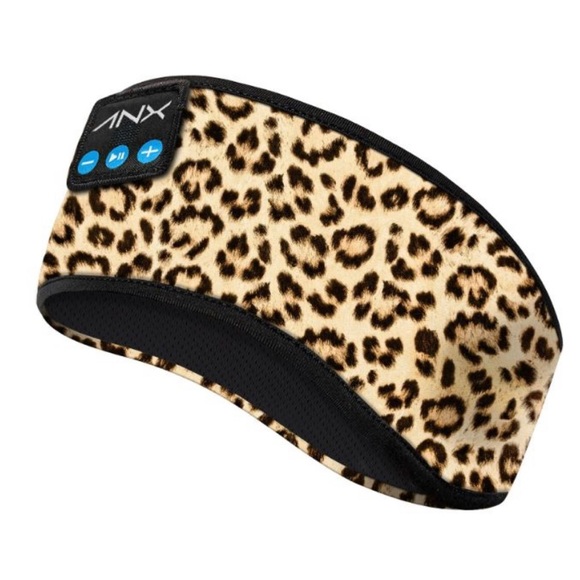 ANX SleepSounds headband headphones in Cheetah for Sport Workout or Lounging ~ - Picture 5 of 5